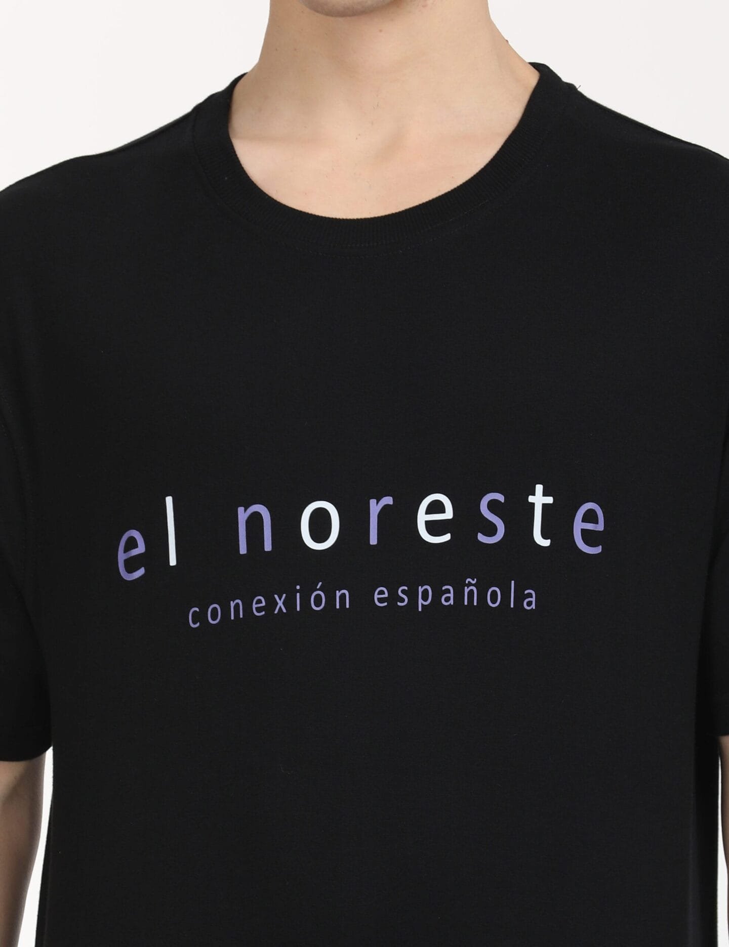 Bold Comfort: Classic Black Printed Oversized Tee - Image 9