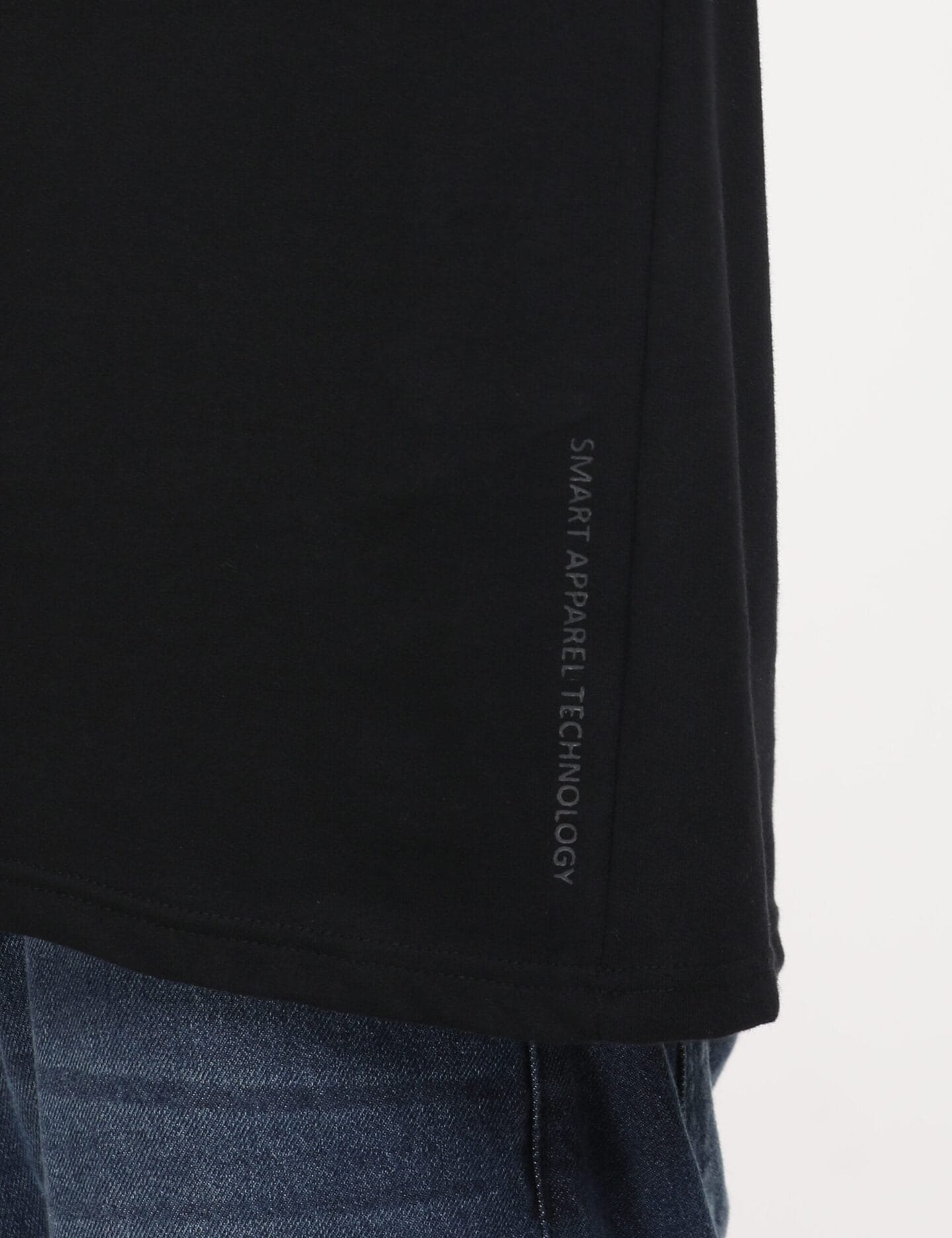 Bold Comfort: Classic Black Printed Oversized Tee - Image 4