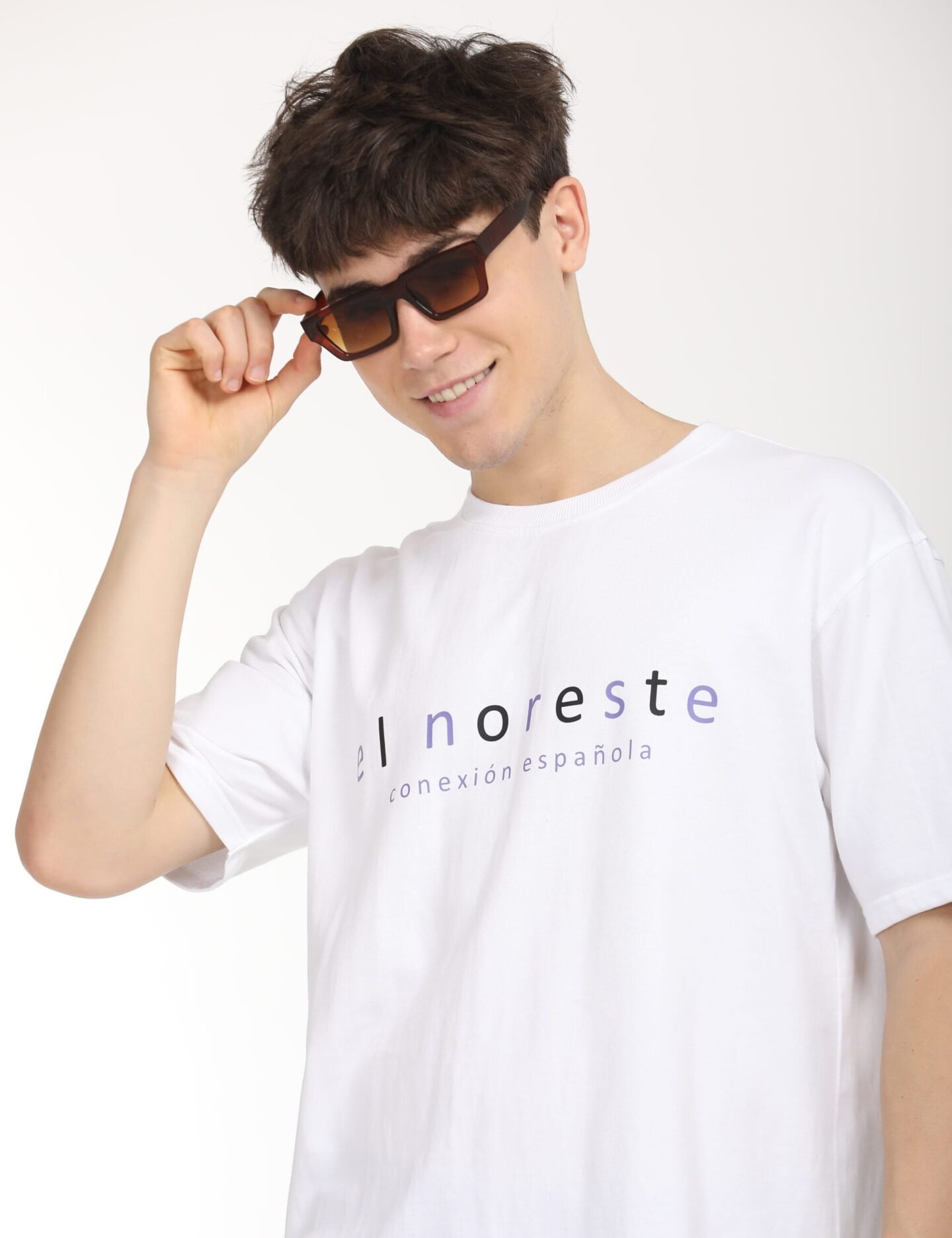 Iconic Comfort: Classic White Printed Oversized Tee - Image 7