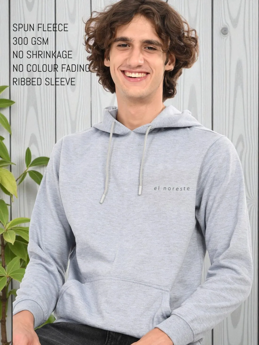 Frost Grey Melange (Grey Melange) Hoodie