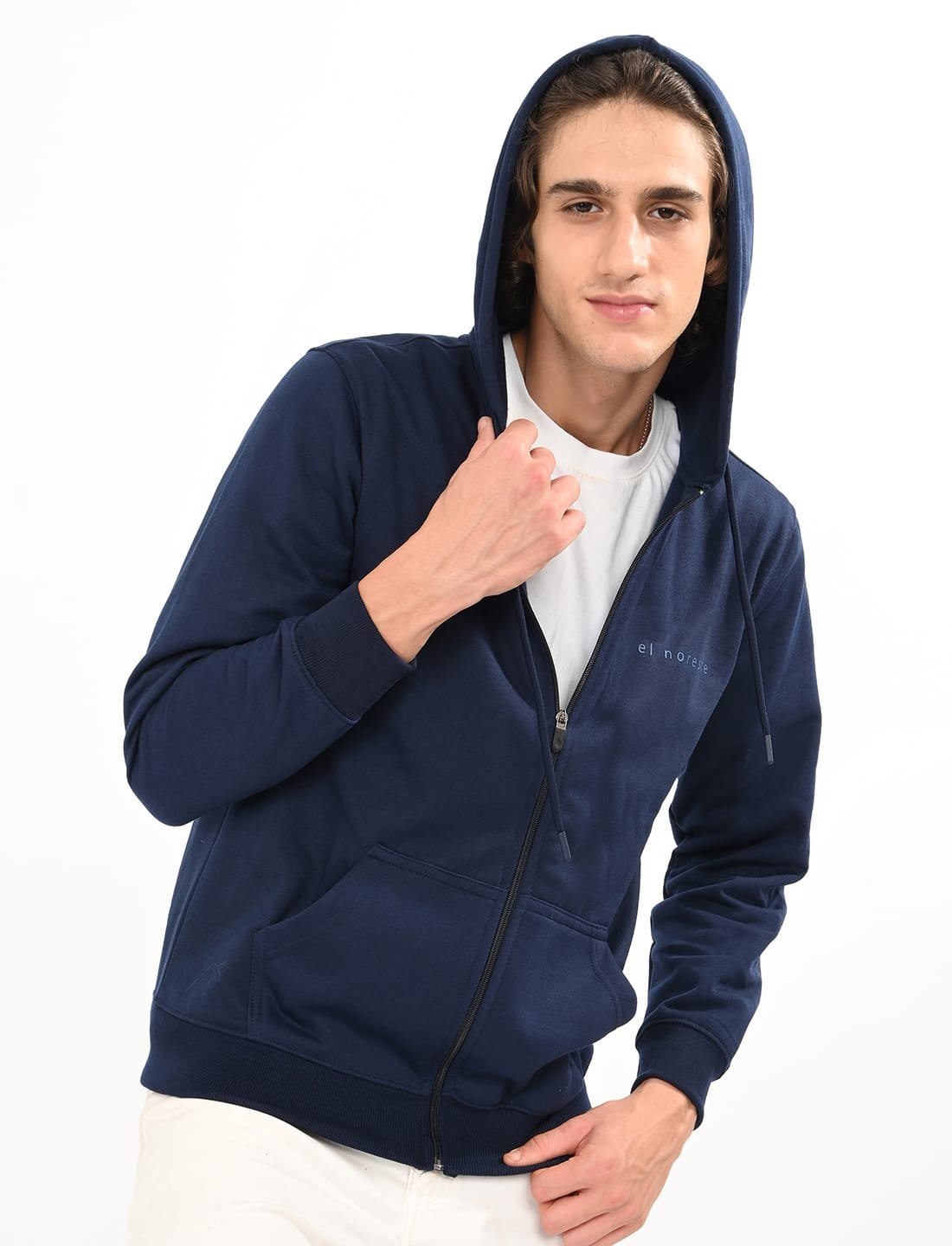 Urban Depth (Navy Blue) Hoodie - Image 3